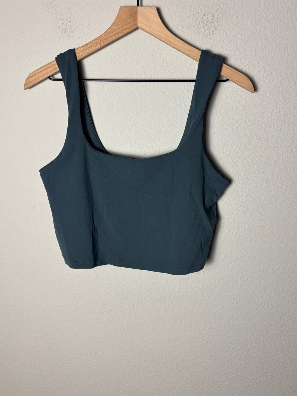 Athleta Transcend Square Neck Bra Green A-C S/599883